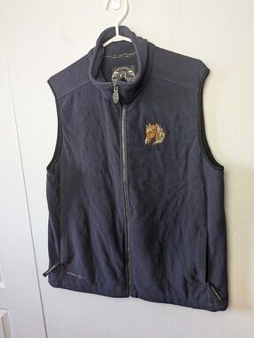 Western Stormtech Unisex Sleeveless Vest Navy Blue Color Size Large Full Zip